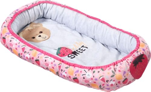 BABY born Baby Nest | Mjuk vadderad, lämplig för 36 och 43 cm dockor