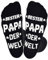 Brightdeal Geburtstag Socken für Männer, Lustige Socken Lustiger Text “BESTER PAPA DER WELT” 40 50 60 Mann Geburtstag Vatertagsgeschenke für Papa Opa 38-46