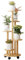 THCTYRP Supporto per fiori in bambù alto e basso, supporto per fiori Pothos, con ruote, per balconi del soggiorno, fioriera interna
