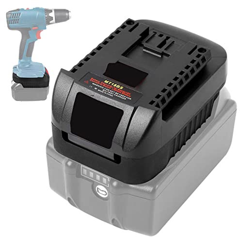 MT18BS Adapter für Makita auf für Bosch GBA Akku Konverter, für Makita 18V Akku arbeitet im für Bosch Professional GBA System Elektrowerkzeug (Nicht PBA)