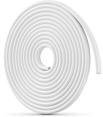 10M Kantenschutz Autotür, Auto Gummidichtung Kantenschutz, U-Form Gummi Kantenschutz Fensterdichtung Gummiprofil Passend für die Meisten Autos (Weiß)