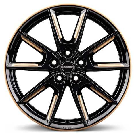 4x Borbet Felgen Alufelgen LX19 8x19 ET40 5x112 black glossy gold spoke rim kompatibel mit Audi A3 A4 A6 A8 Q2 Q3 Q4 RS3 S3 S4 S8 SQ2 TT