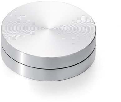 Töpferscheibe,Drehscheibe Töpfern Aluminiumlegierung Keramik Drehscheibe Ton Handwerk Töpferform Teile Zweiseitige Drehscheibe Eltern-Kind-Plattform DIY Ton Werkzeug(34.5x11mm)