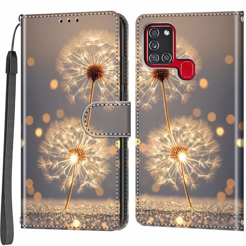 Wallet Case for Samsung Galaxy A21s, Premium Leather Flip Phone Case Cover with Magnetic Closure Compatible Samsung Galaxy A21s