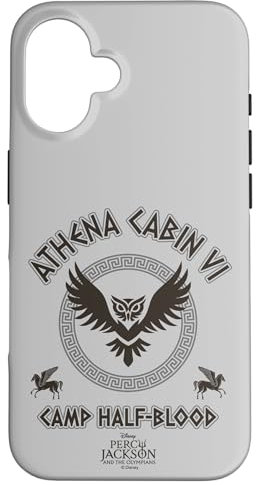 Hülle für iPhone 16 Disney Percy Jackson and the Olympians Athena Cabin VI Badge