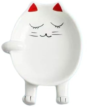 Divertente cremagliera versatile con poggiamestolo a forma di cartone animato, per coperchio e gadget da cucina, in ceramica