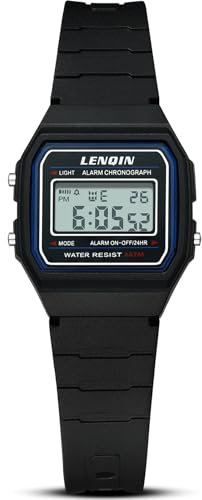 LN LENQIN Kinderuhr Armbanduhr Kinder Jungen Digital Uhr Outdoor Wasserdicht Led Sport Uhr mit Alarm Stoppuhr Kalender Armbanduhren für Jungen Mädchen Kinder 3-15 Jahre alt Kinder Geschenk