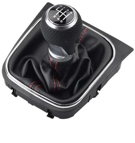 Cabeza Palanca Cambios Para Ibiza 6J Para Seat Para Leon MK1 Para Passat MK4 Para Golf Para VW Para Golf 5 6 Para Scirocco Para Octavia Pomo Cambio Marchas Palanca Cambios Palanca Velocidad Coche(6 Sp