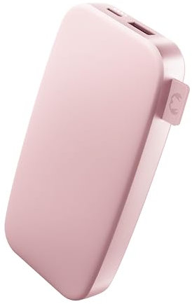 Fresh 'n Rebel Batterie Externe - Entrée et Sortie USB-C - Charge Rapide (Fast Charge 20W) - 6 Fonctions de sécurité - Powerbank pour iPhone et Android (Pastel Pink, 12000mAh)