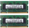 KEALLANS 2 x DDR2 1 GB di RAM per laptop 2RX16 800MHZ PC2-6400S 200Pins SODIMM per computer portatile