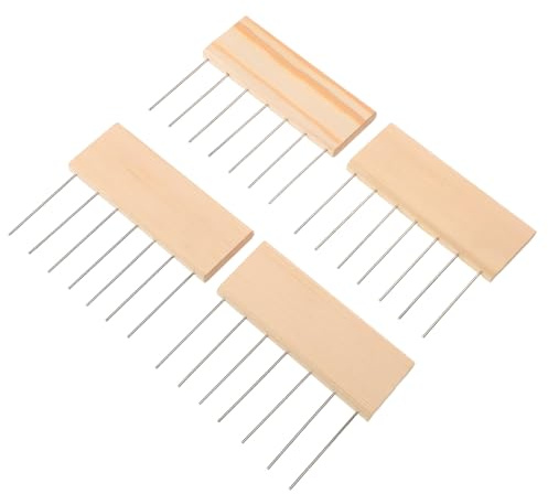 Gogogmee 4pièces Outils de Peinture Texturée Accessoires pour Peinture Fluide sur Toile Matériel pour Arts Abstraits et Motifs sur Papier