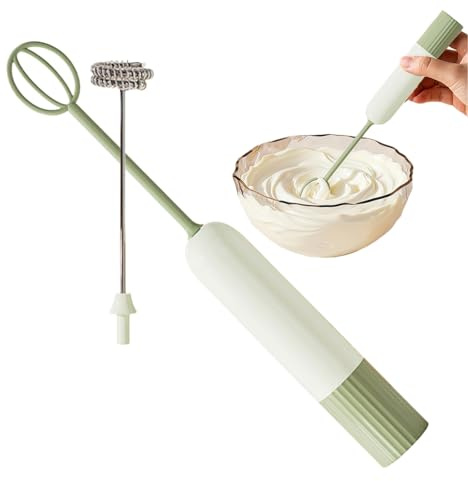 Elektrischer Milchmixer | Mixer mit 2 Köpfen | Abnehmbarer elektrischer Schneebesen, für