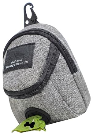 kmgfsd Wasser Hundekotbeutelspender mit Leckerli Tasche zum Anklemmen für Hundezubehör Freien