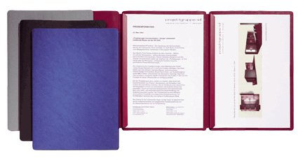 Bewerbungsmappe Sprint Blau