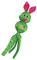 KONG – Wubba Friends Ballistic – Zerrspielzeug aus Nylon – Kleine Hunde (verschiedene Figuren)