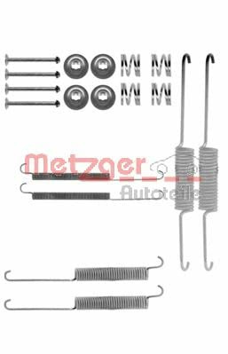 Metzger 105-0758 Zubehörsatz, Bremsbacken | Kompatibel mit: ISUZU TROOPER I, TROOPER I Geländewagen offen, OPEL CAMPO, FRONTERA A, FRONTERA A Sport