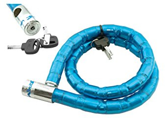 Padlock Ball Joint 25 mm Blue 120 cm Bicycle
