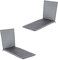 Pack 2 Cojines textilene para tumbonas de Exterior reclinables Color Negro, Medidas 114x48x5 cm, Tela Antimanchas, Desenfundable, Funda cojín con Relleno para Tumbona jardín, Cojín Hamaca de Piscina
