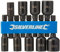 Silverline 855189 Magnetic Nut Driver Set 9pce 5 – 12 mm , Black