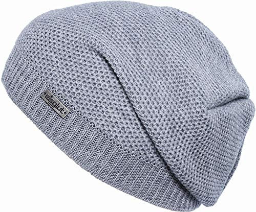 Eisglut Unisex – Erwachsene Zinal Mütze, Silber Mel., M 57-58cm EU