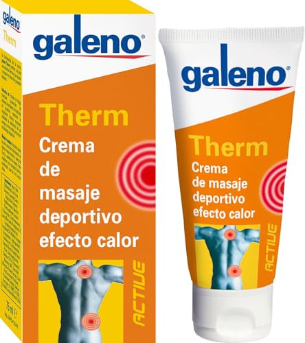 Galeno Therm Crema Calor Muscular 75 ml | Efecto Calor Intenso | Alivio Muscular y Articular | Vida cotidiana o ejercicio físico | Precalentador Deportivo | Masaje y Activador de Circulación