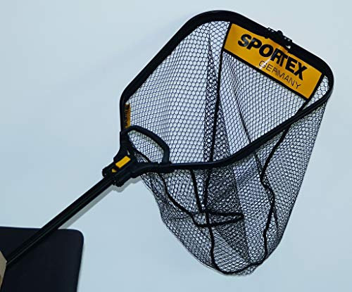 Sportex Alu-Raubfischkescher gummiert 60x50cm 401001 Kescher Raubfischkescher Angelkescher Net