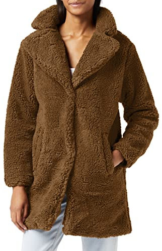 Urban Classics Femme Manteau Sherpa Surdimensionné pour Femme veste, Midground, S EU