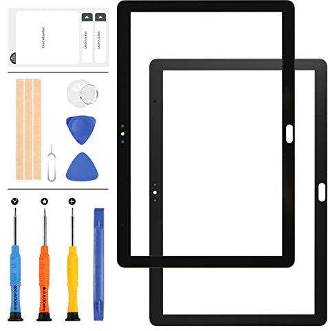 Écran Tactile de Rechange pour Huawei MediaPad T5 10,1 (25,7 cm) AGS2-L09 AGS2-W09 AGS2-L03 AGS2-W19 Panneau de Verre extérieur Avant +Outils (Version 3G) Noir (Ne Toucher Le numériseur)