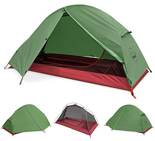 Kazoo RRR Zelt, Outdoor, Armeegrün, 1 Person