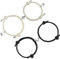 Aucuu Bracelet de Couple Magnétiques, Ensemble Bracelet de Couple Bracelet Aimanté Réglable Bracelet d'amitié Attraction Mutuelle Tressé Corde Bracelet Couple pour Meilleurs Amis, Copines, Soeurs