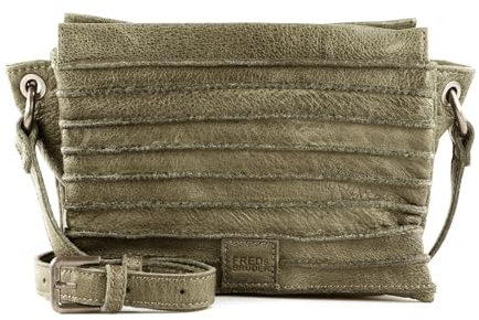FREDsBRUDER Crossbody Riffel Sky mit Label-Applikationen Damen, Matcha Green, Einheitsgröße