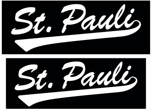 ST. PAULI 5 x Aufnäher + 5 x Aufkleber Pack