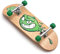 SPITBOARDS 34mm x 96mm Pro Fingerboard Set-Up (Complete) | Real Wood Deck | Pro Trucks with Lock-Nuts and Pro Bushings | Polyurethane Pro Wheels with Bearings | Slimeball (Wood Version)