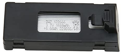Akku für RC-Drohne 3,7 V 1800 MAh Lithiumbatterie Ferngesteuerte UAV-Batterie Wechselbatterie Passend für E88 E88MAX E525 E99 K3 RC UAV (Schwarz)