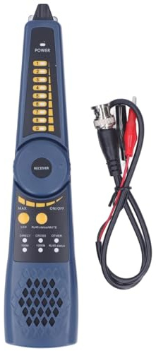 Digital Cable Tracker Multifunctional Underground Cable Locator Ethernet Tester (with Connecting Cable)