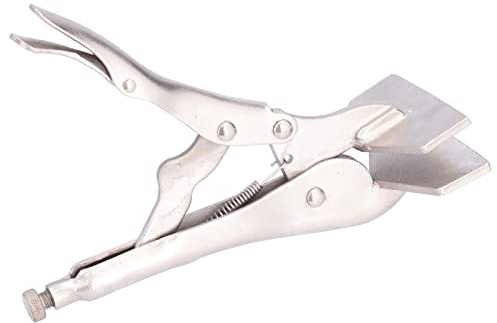 Pince-étau à Bouche Plate, Pince à Tôle Réglable pour du Métal et la Rupture et le Sertissage du Métal - Acier 55#(8 inches)