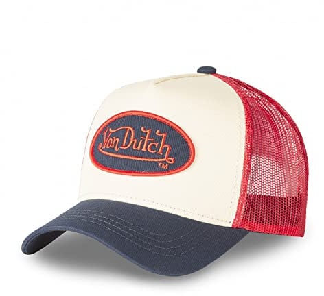 Von Dutch Kappe für Damen und Herren, verstellbar, originell und bequem, beige, Einheitsgröße
