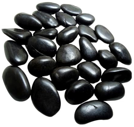 Didiseaon 1paquet Galets Naturels Polis Pierre Noire Pour Aquarium Décoration De Accessoires Élégants Pour Poissons Et Paysages Aquatiques