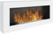 Bio-Ethanol Fireplace Wall Mounted Siena White W90xD12xH40