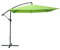 Meublorama Parasol déporté carré vert pomme 250x250cm
