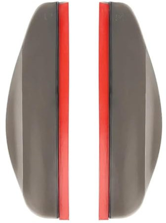 SKINII Windabweiser Für E39 E90 E36 E60 E34 E30 F30 F10 X5 E53 E46 Autoaufkleber Rückspiegel Regenschutz Auto Windabweiser(Schwarz)