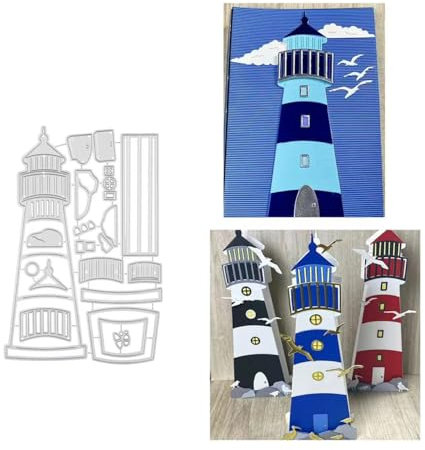Leuchtturm Stanzschablonen Navigation Stanzen für DIY ScrapBooking Album Dekorative Papier Handwerk und Karten Herstellung
