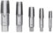 5 Größen NPT-Rohrgewindebohrer-Set, Kohlenstoffstahl-Handgewindebohrer-Set, 5 Größen 3/4 Zoll, 1/2 Zoll, 3/8 Zoll, 1/4 Zoll, 1/8 Zoll, NPT-Gewindebohrer für -G