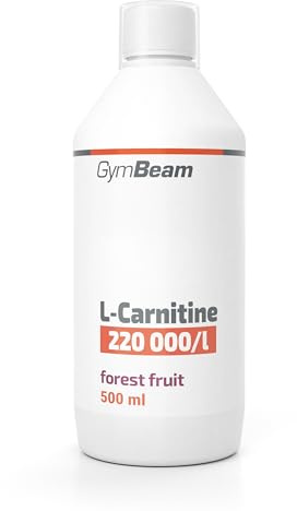 GymBeam L-Carnitina - Integratore Bruciagrassi Liquido Concentrato per Bevande - Gusti Fruttati - Ideale per Sport e Deficit Calorico (500 ml, Frutti di Bosco)