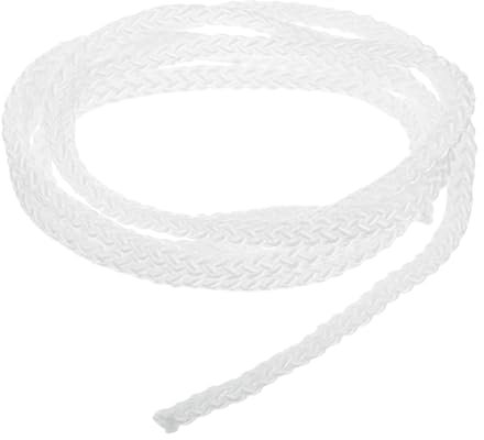 sourcing map 3Pcs Cord Loop for Window Shades, 3.5mm 3Ft Nylon Satin Cord Window Blind Looped String Braided Lift Shade Cord for Pleated Shades Blind Shade DIY, Beige