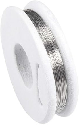 TOP-VIGOR 0.2mm 32AWG Heating Resistor Wire, 10M Wrapping Nichrome Resistance Wire for Heating Elements, DIY Projects, Industrial Applications