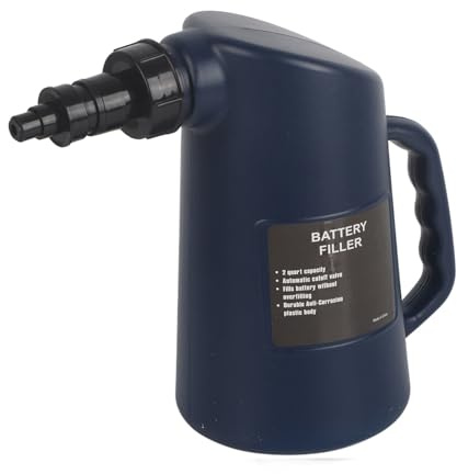 Remplissage de batterie de voiture Culnflun, outil de remplissage de liquide à acides de plomb 2L, cycle profond de la cruche automatique, pour la réparation de voitures