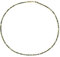 Cavill Brasilianischer Grüner Turmalin Halskette - 925er Sterlingsilber Vergoldet - 16,993 ct Edelstein Schmuck - Luxuriöse Damen Kette 45 cm