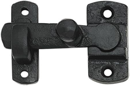 Ironmongery Solutions® Black Antique Iron Thumb Latch Handle 75mm – Traditional Gate and Door Latch Set for Rustic and Period Homes