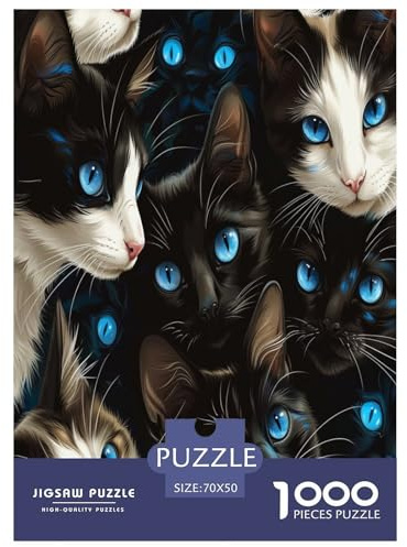 Ragdoll Puzzle 1000-teilige Schwer Puzzle Spielzeug Lernspiel Impossible Herausforderung Spielzeug Für Erwachsene Und Kinder in Bewährter 70x50cm/1000pcs